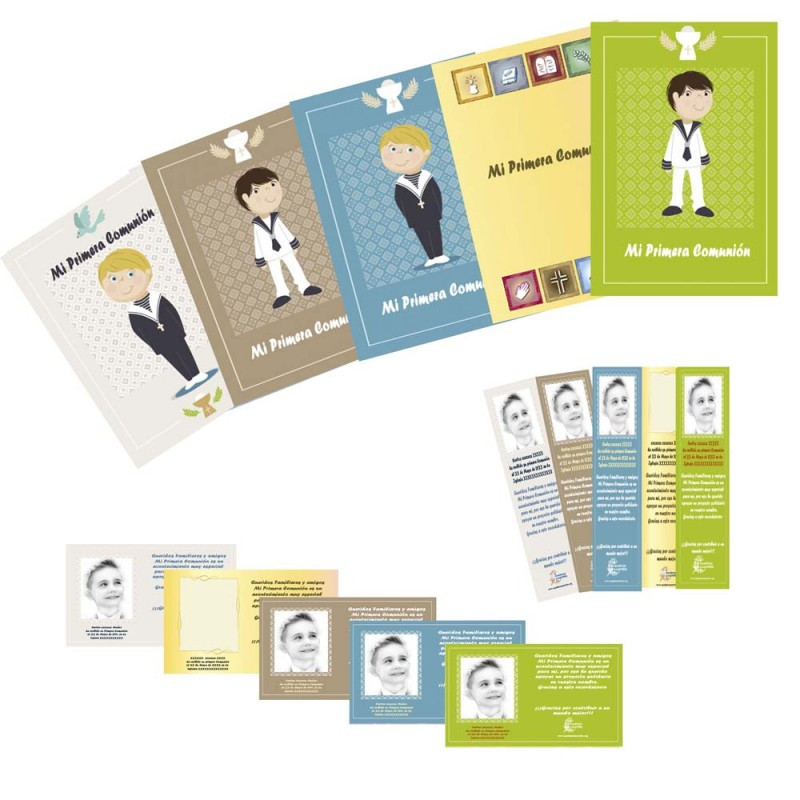 RECORDATORIOS COMUNION NIÑO